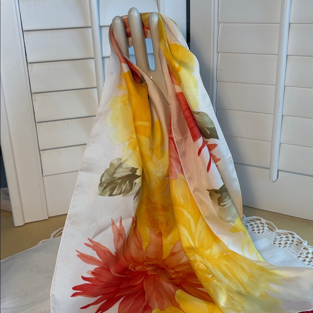 Oscar Silk Scarf 9” x 52”